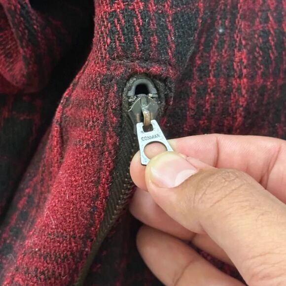 Vintage 1930S / 1940S H.W. Carter & Sons Wool Plaid Mackinaw Hunting Jacket - Picture 6 of 9